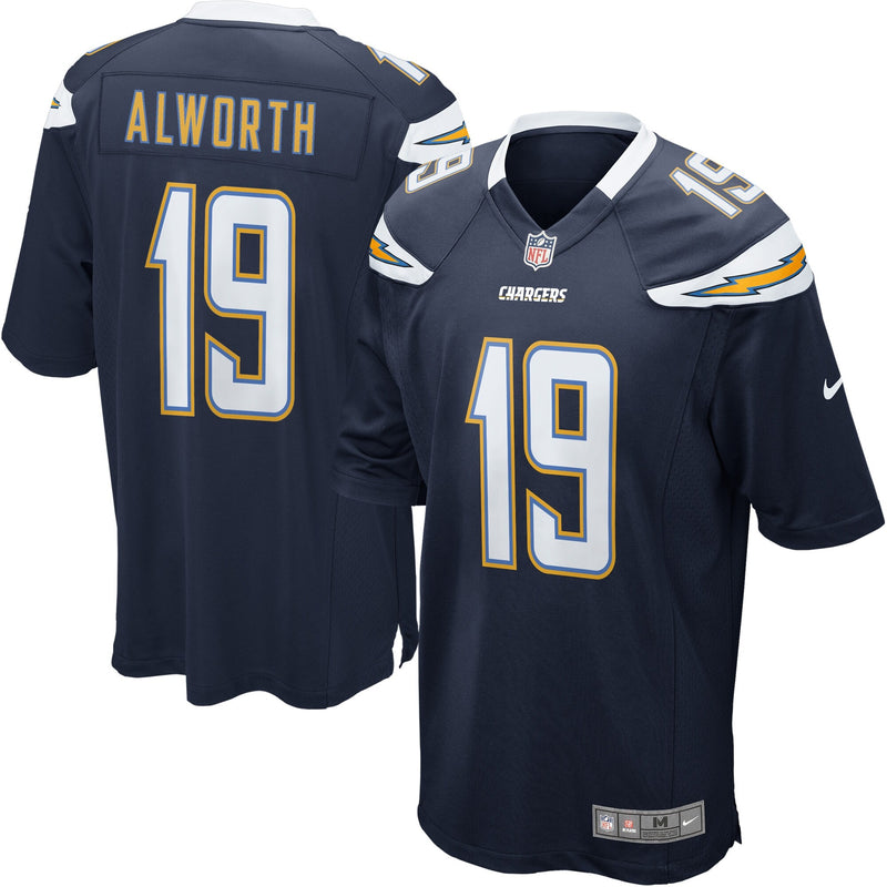 San Diego Chargers Lance Alworth Navy jersey – view 1