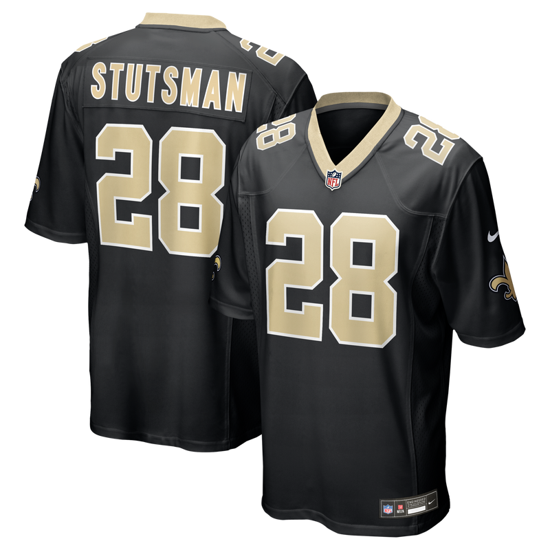 New Orleans Saints Danny Stutsman Black jersey – view 1