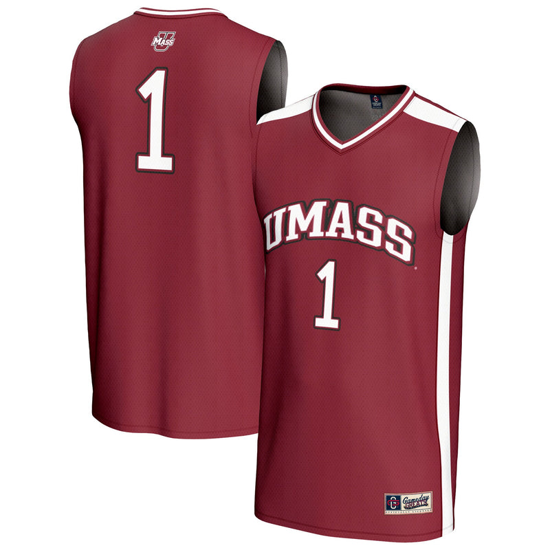 UMass Minutemen Maroon jersey – view 1