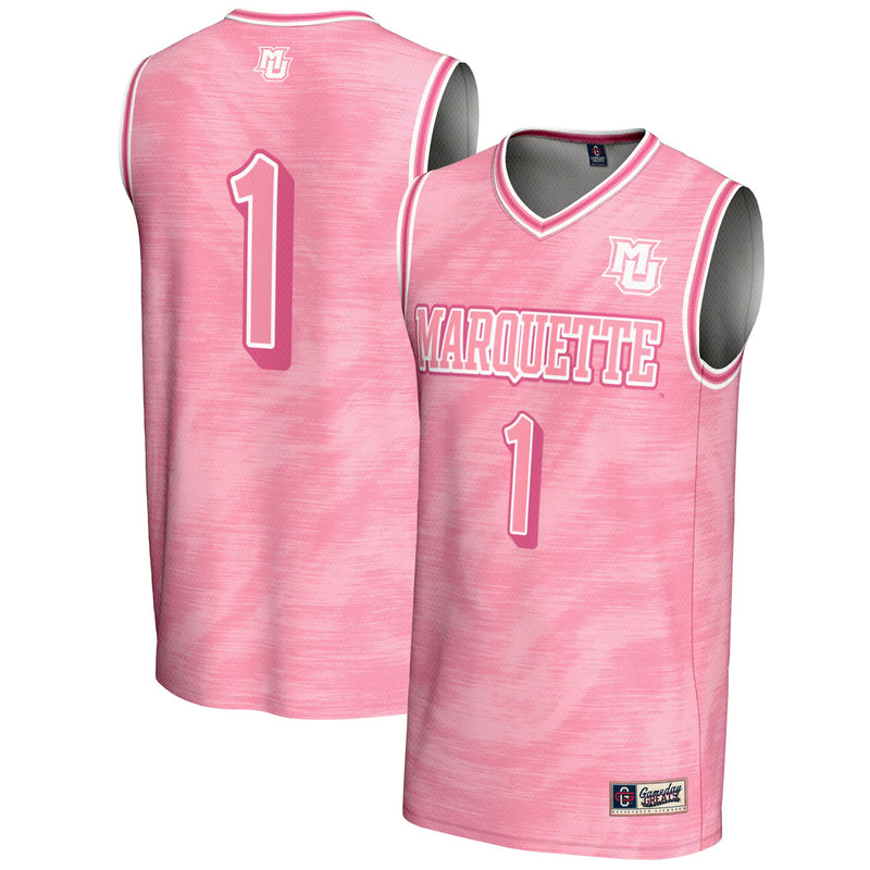 Marquette Golden Eagles Pink jersey – view 1