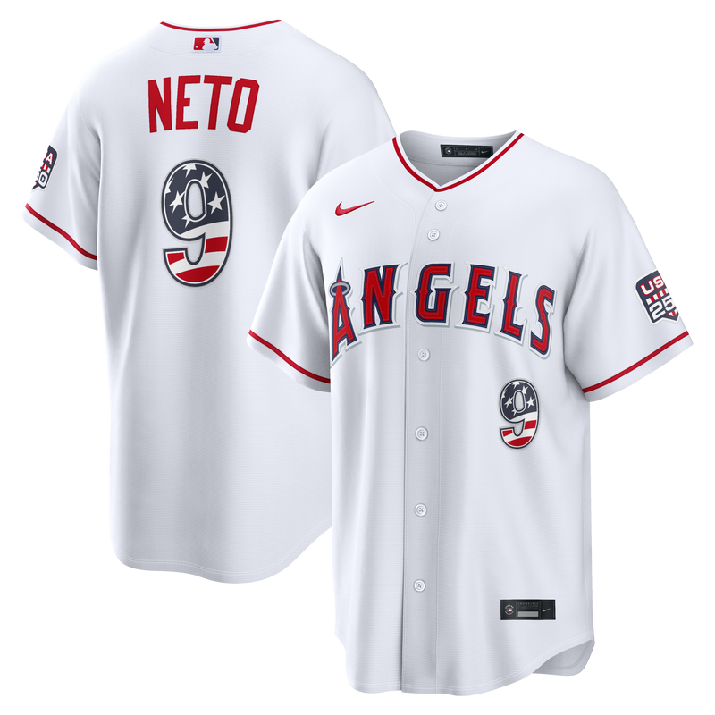 Los Angeles Angels White jersey – view 1