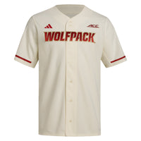 NC State Wolfpack adidas Cream jersey – view 3