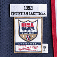 USA Basketball Mitchell & Ness Authentic Jersey Christian Laettner 1992 – view 4