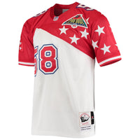AFC Derrick Thomas Mitchell & Ness White/Red 1995 Pro Bowl Authentic Jersey – view 3