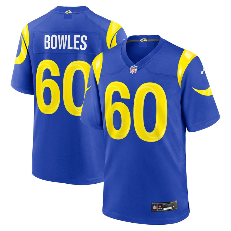 Los Angeles Rams Wyatt Bowles Royal jersey – view 1