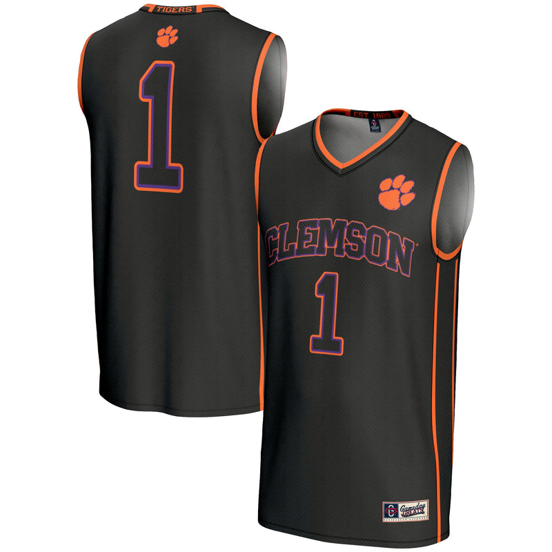 Clemson Tigers Lightweight Black jersey – view 1