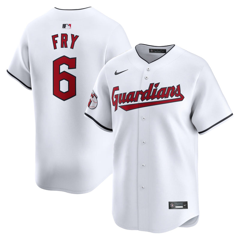 Cleveland Guardians David Fry White jersey – view 1