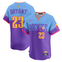 Colorado Rockies Kris Bryant Blue jersey – view 1