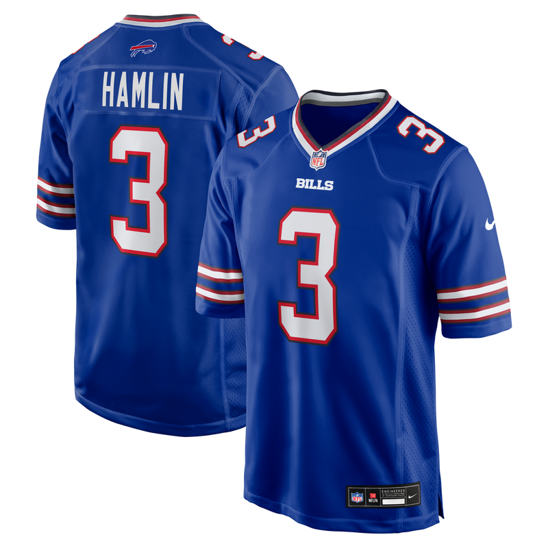 Buffalo Bills Damar Hamlin Royal jersey – view 1