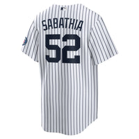 New York Yankees CC Sabathia White jersey – view 7