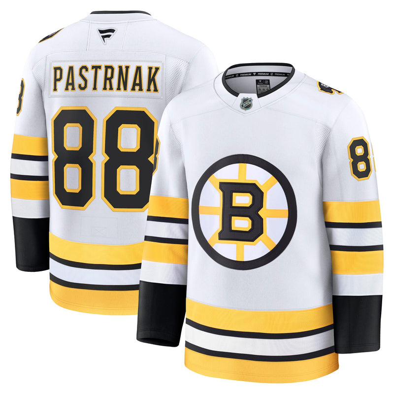 Boston Bruins David Pastrnak White jersey – view 1