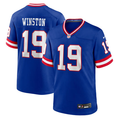 New York Giants Jameis Winston Nike Royal Alternate 2 Game Jersey