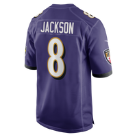 Baltimore Ravens Lamar Jackson Purple jersey – view 3