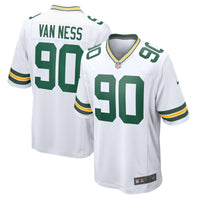 Green Bay Packers Lukas Van Ness White jersey – view 2