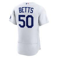 Los Angeles Dodgers Mookie Betts White jersey – view 4
