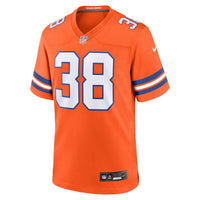 Denver Broncos Jaleel McLaughlin Orange jersey – view 3