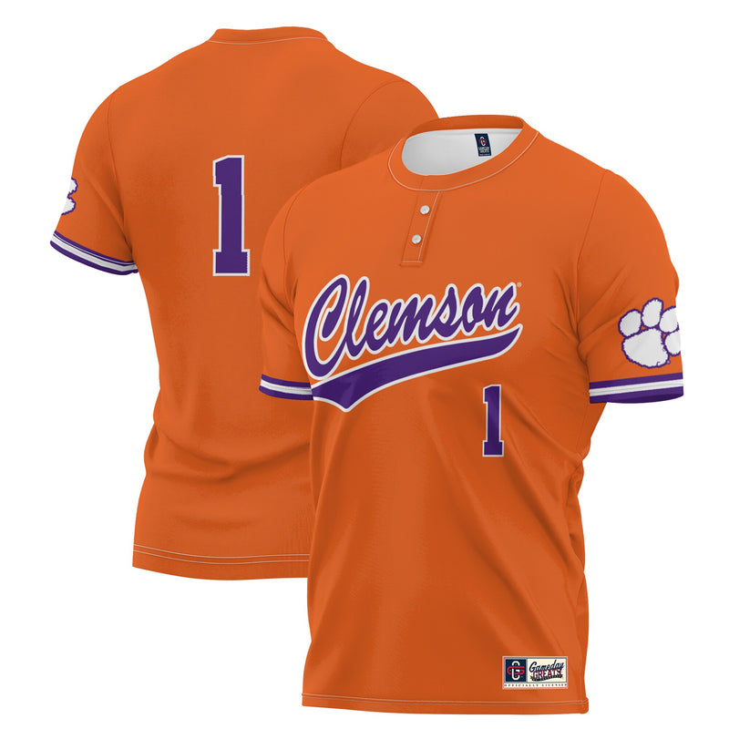 Clemson Tigers Lightweight Softball Orange jersey – view 1
