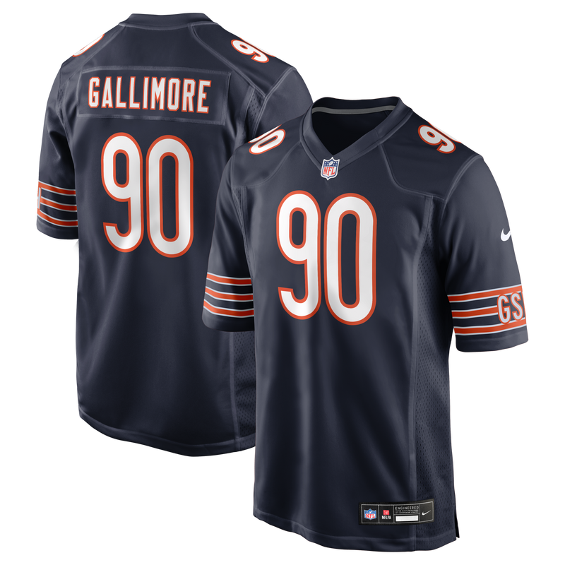 Chicago Bears Neville Gallimore Navy jersey – view 1