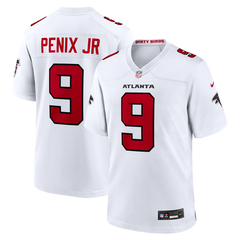 Atlanta Falcons Michael Penix Jr. White jersey – view 1
