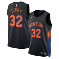 New York Knicks Karl-Anthony Towns - Black jersey – view 1
