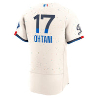 Los Angeles Dodgers Shohei Ohtani Cream jersey – view 4