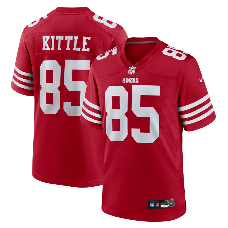 San Francisco 49ers George Kittle Scarlet jersey – view 1