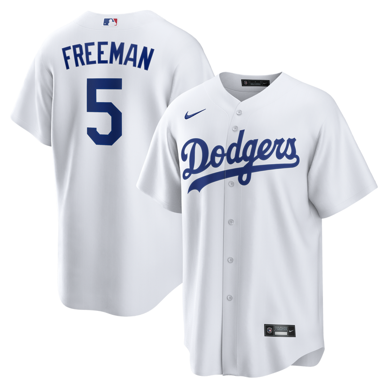 Los Angeles Dodgers Freddie Freeman White jersey – view 1