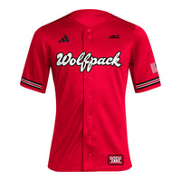 NC State Wolfpack adidas Red jersey – view 3