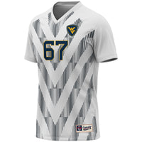 West Virginia Mountaineers Lightweight White jersey – view 3