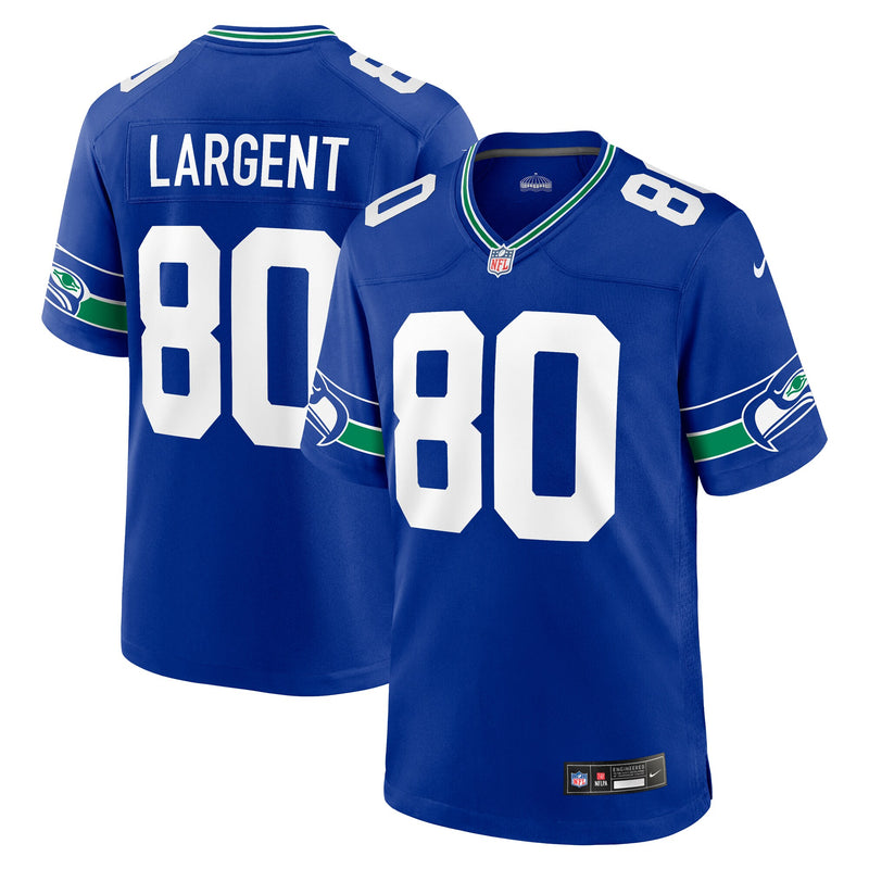 Seattle Seahawks Steve Largent Royal jersey – view 1