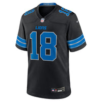 Detroit Lions Isaac TeSlaa Black jersey – view 3