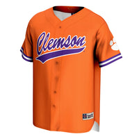 Clemson Tigers Lightweight Baseball Orange jersey – view 3