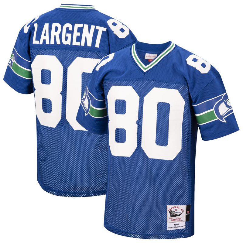 Seattle Seahawks Steve Largent Royal jersey – view 1