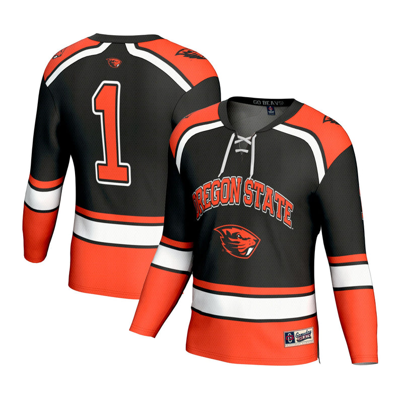 Oregon State Beavers Lightweight Black jersey – view 1