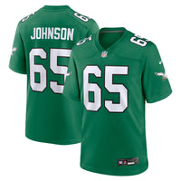 Philadelphia Eagles Lane Johnson Kelly Green jersey – view 1