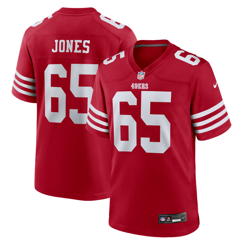 San Francisco 49ers Robert Jones Scarlet jersey – view 1