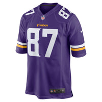Minnesota Vikings T.J. Hockenson Purple jersey – view 3