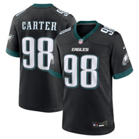 Philadelphia Eagles Jalen Carter Black jersey – view 1