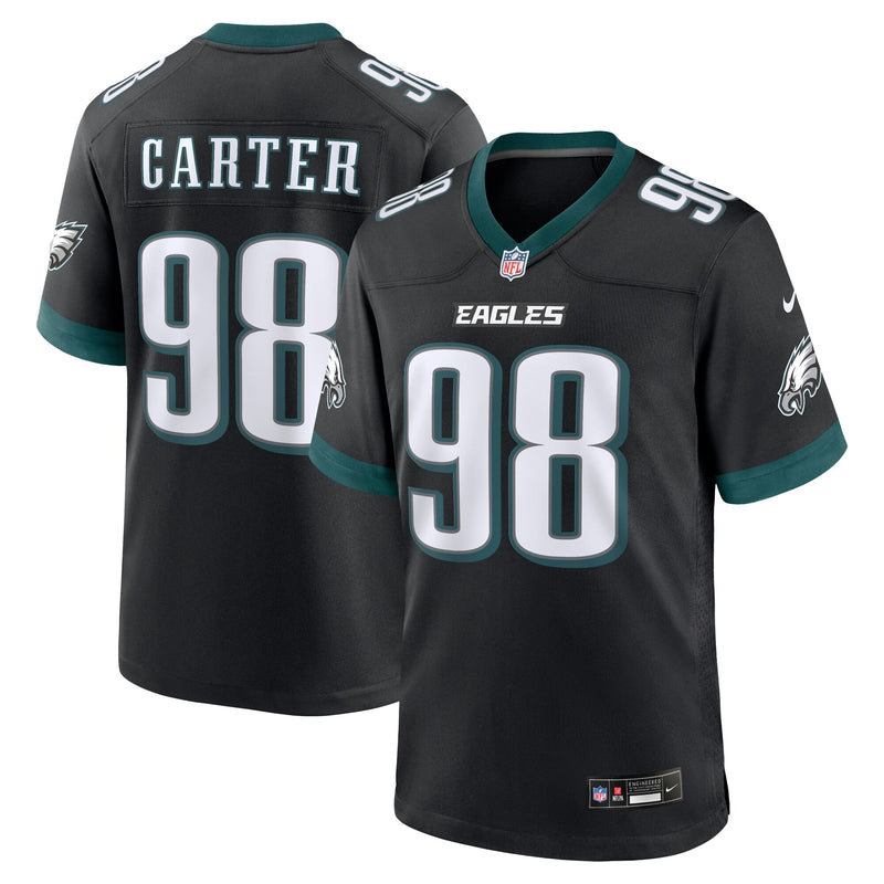 Philadelphia Eagles Jalen Carter Black jersey – view 1