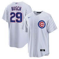 Chicago Cubs Michael Busch White jersey – view 2
