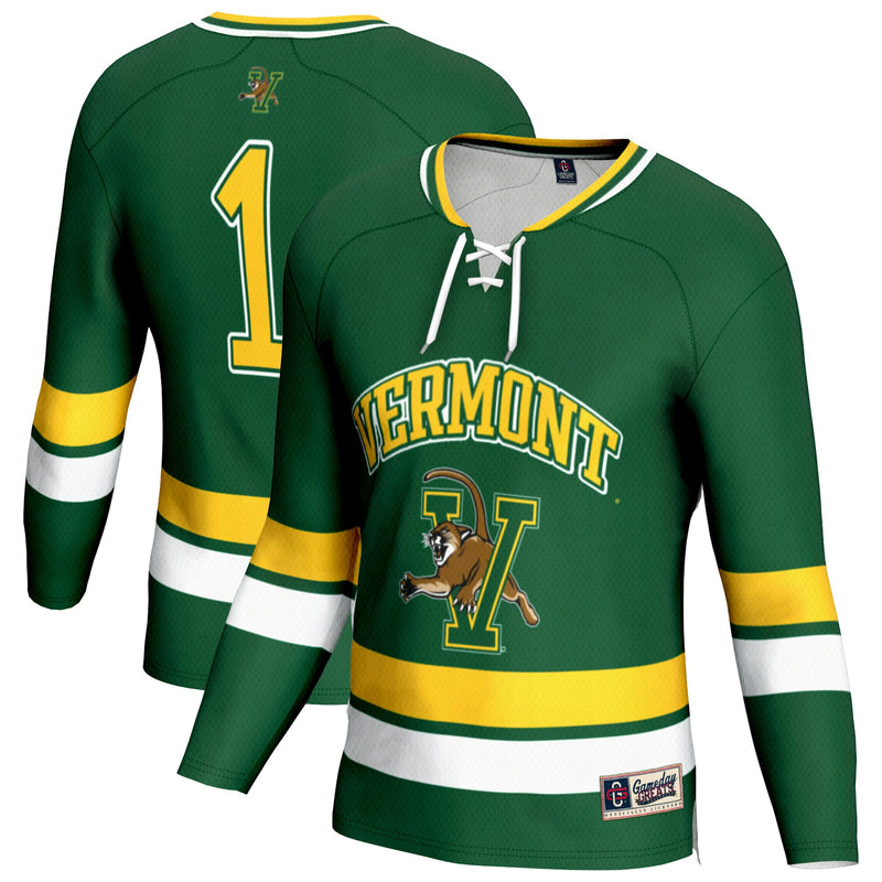 Vermont Catamounts GameDay Greats Green jersey – view 1