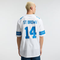 Detroit Lions Amon-Ra St. Brown White jersey – view 4
