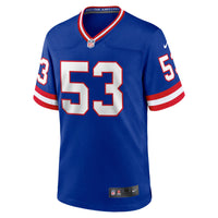 New York Giants Harry Carson Royal jersey – view 3