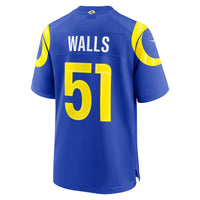 Los Angeles Rams Eddie Walls III Royal jersey – view 4