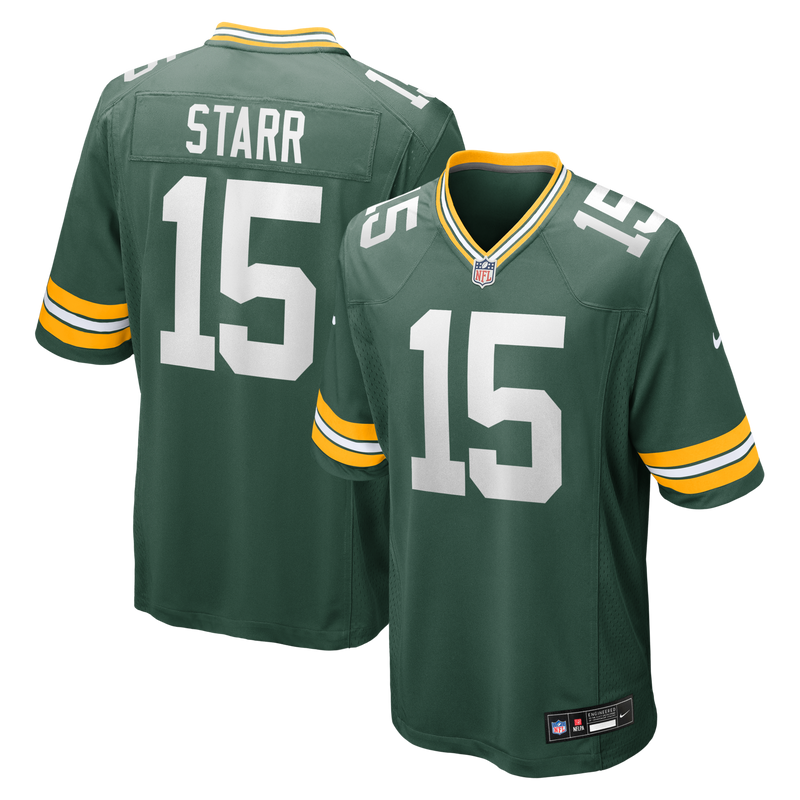 Green Bay Packers Bart Starr Green jersey – view 1