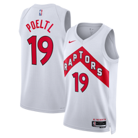 Toronto Raptors Jakob Poeltl - White jersey – view 1