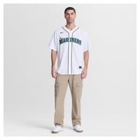 Seattle Mariners Logan Gilbert White jersey – view 5
