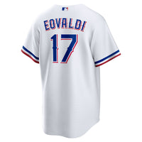 Texas Rangers Nathan Eovaldi White jersey – view 4