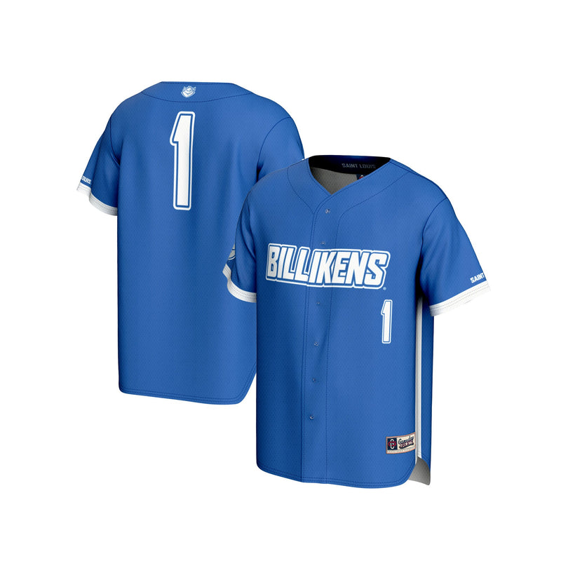 Saint Louis Billikens Blue jersey – view 1