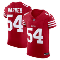 San Francisco 49ers Fred Warner Scarlet jersey – view 1